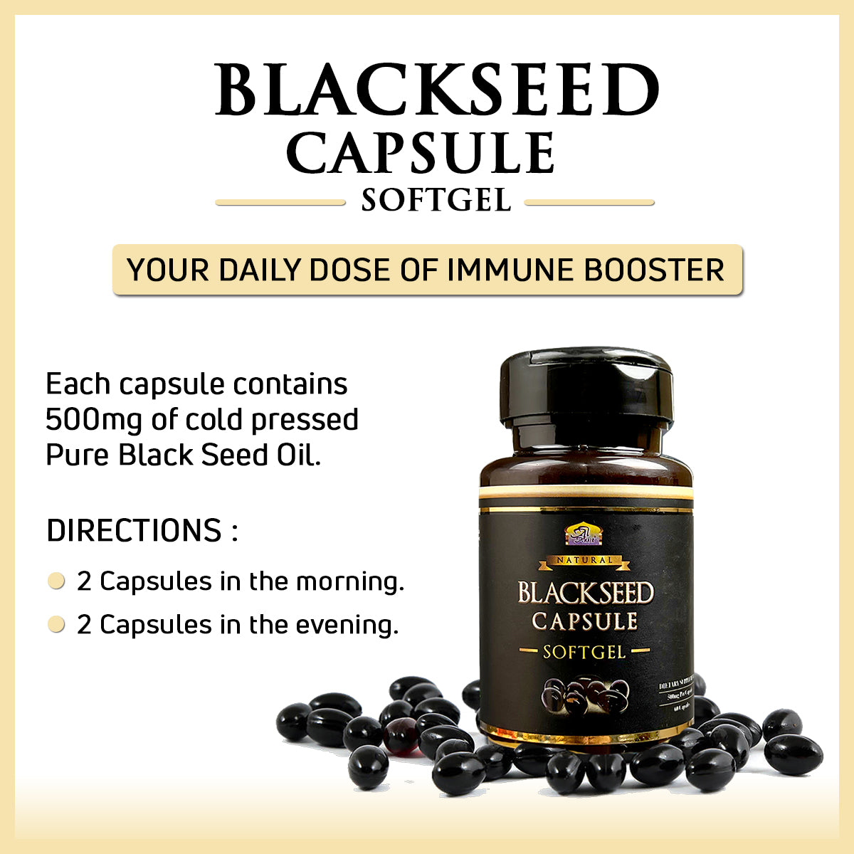 Black Seed Oil Softgel Capsules