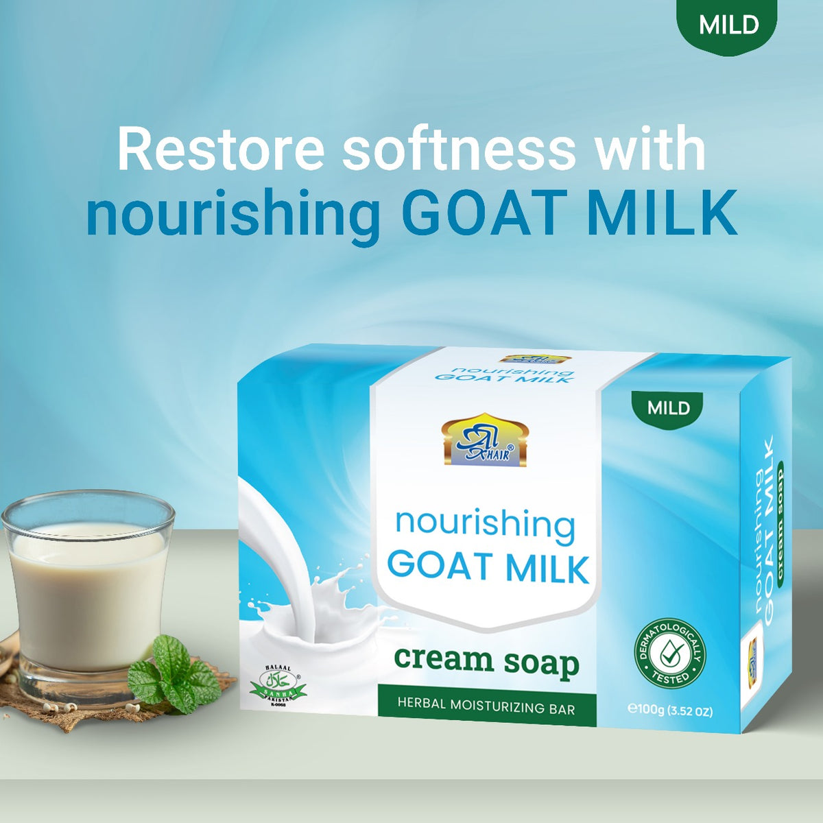 Goat Milk Cream Soap 100gm