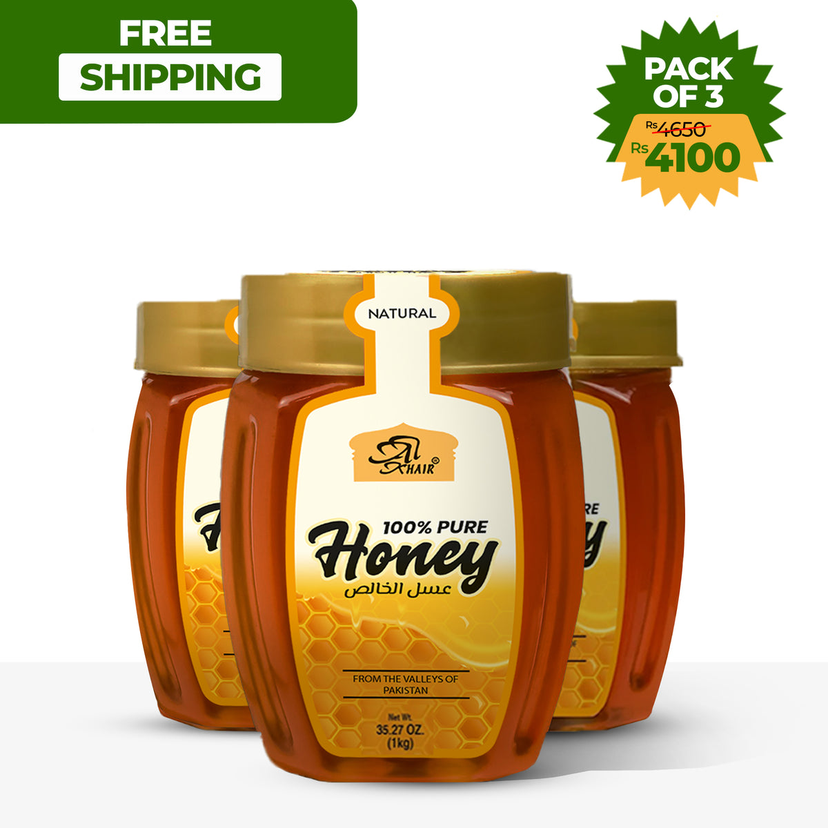 Acacia Natural Honey - 3KG Bundle With Free Delivery