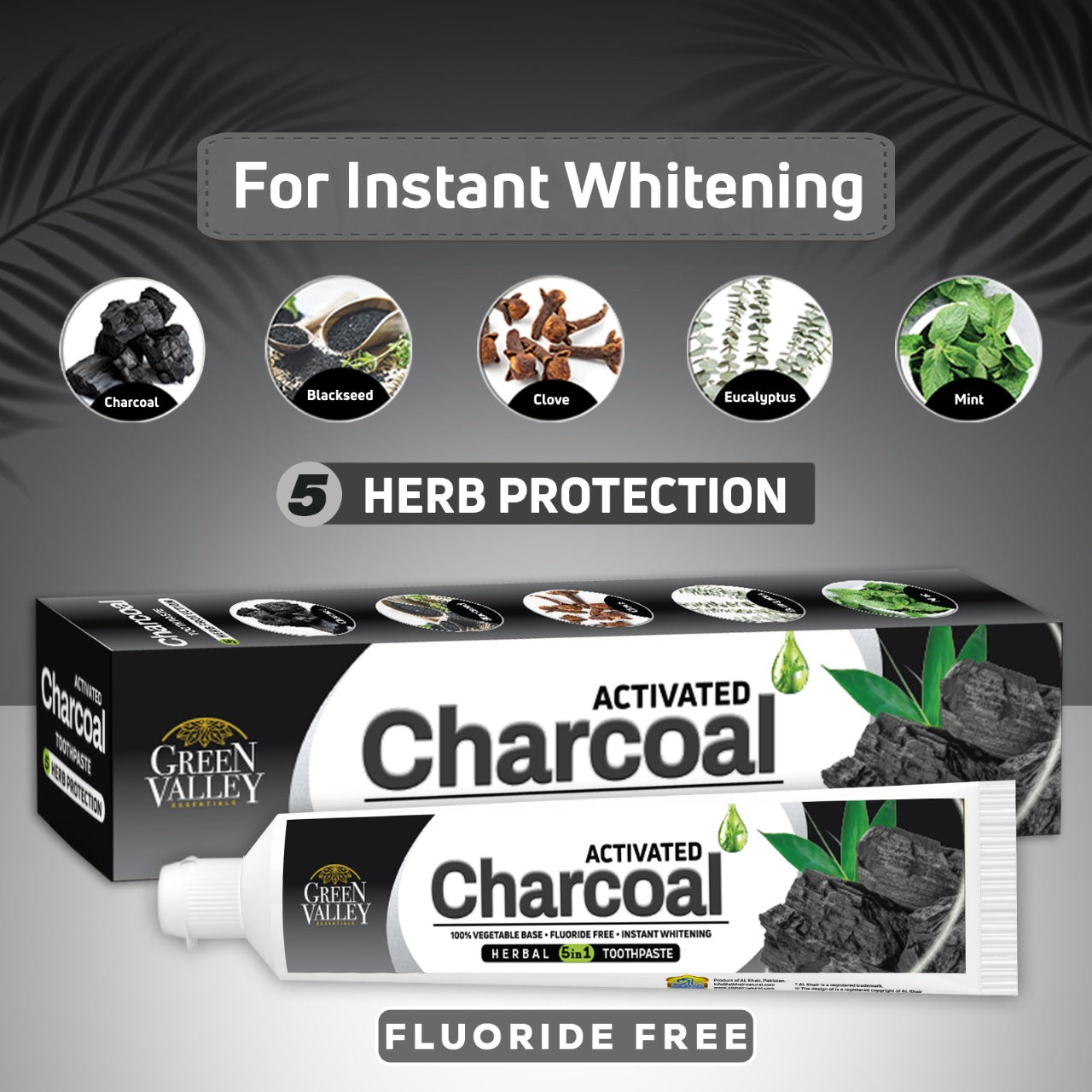 Charcoal Toothpaste 185gm