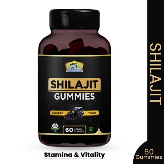 Shilajit Gummies | Cold Pressed | Jar of 60 Gummies