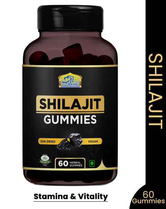 Shilajit Gummies | Cold Pressed | Jar of 60 Gummies