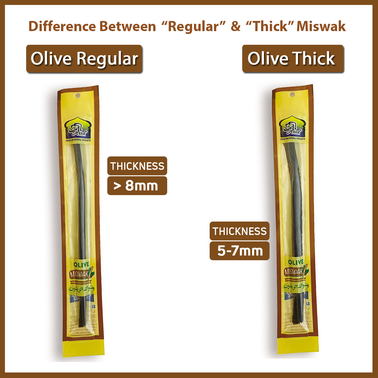 Organic Olive Miswak  (Pack of 4)