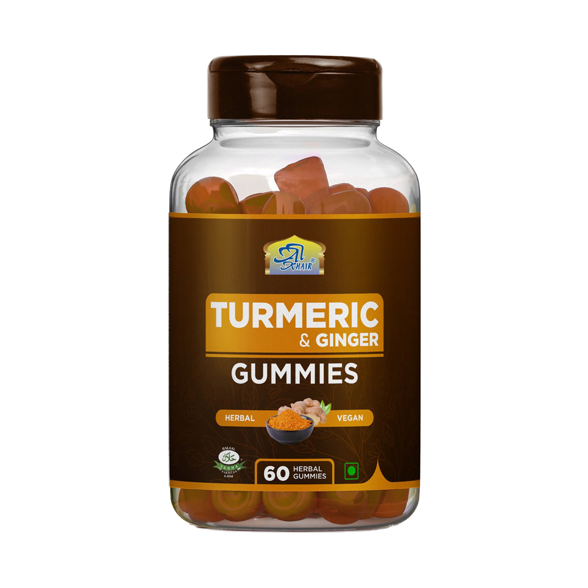 Turmeric & Ginger Gummies | Jar of 60 Gummies